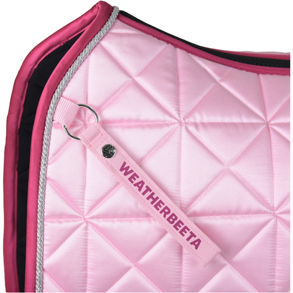 2026 WeatherBeeta Satin Luxe Air-Tec Dressage Saddle Pad 1030348013 - Soft Pink